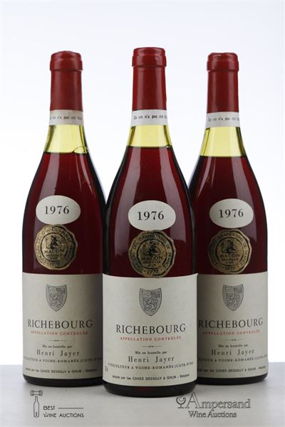 RICHEBOURG 1976 - Henri Jayer - 3 Bottles