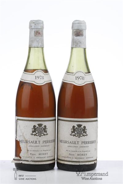 MEURSAULT PERRIERES 1978 - Pierre Morey - 2 Bottles