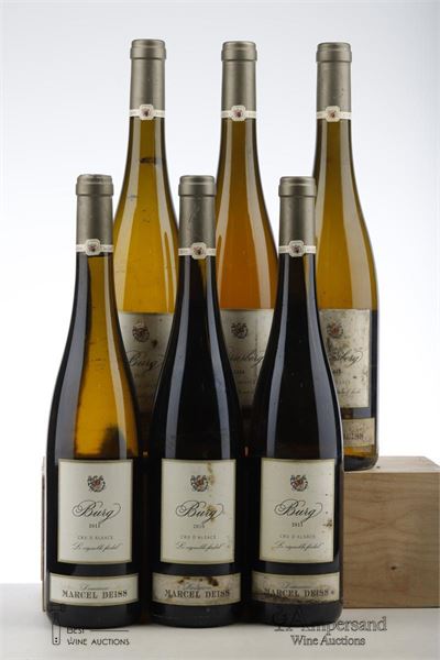 RIESLING BURG 2*2010 + 2*2011 + GRASBERG 2*2010    - Marcel Deiss - 6 Bottles