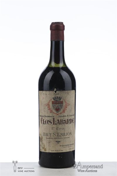 CLOS LABARDE 1949 - Ducasse Horeau - 1 Bottle