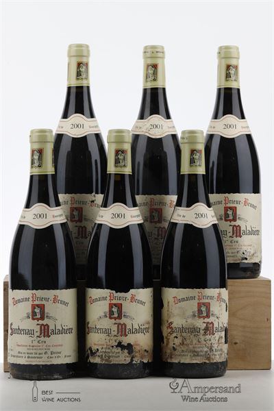 SANTENAY MALADIERE 2001 - Prieur Brunet - 6 Bottles