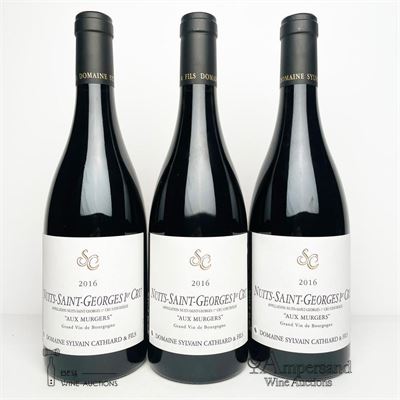 NUITS ST GEORGES AUX MURGERS 2016 - Sylvain Cathiard - 3 Bottles