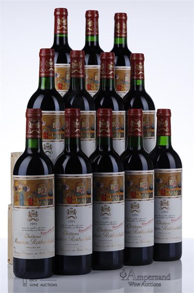 MOUTON ROTHSCHILD 1991 - 12 Bottles - Owc 12