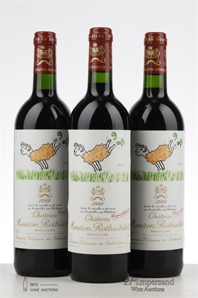 MOUTON ROTHSCHILD 1999 - Mc - 3 Bottles