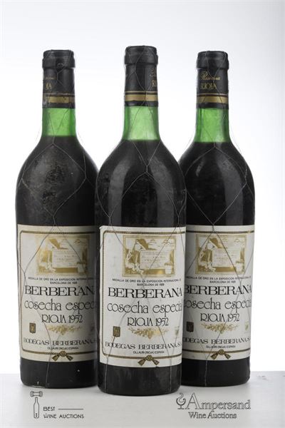 BERBERANA COSECHA ESPECIAL 1952 - Berberana - 3 Bottles