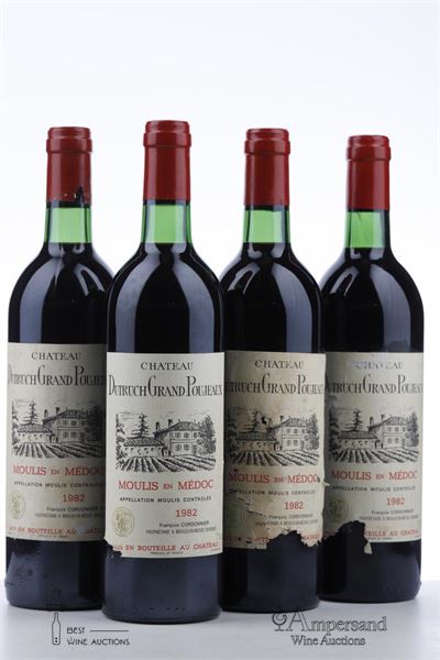 DUTRUCH GRAND POUJEAUX 1982 - Mc - 4 Bottles