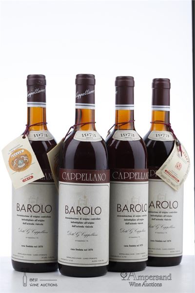 BAROLO 1973 - Cappellano  - 4 Bottles
