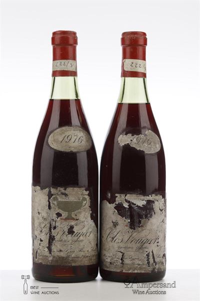 CLOS VOUGEOT 1976 - Gros Frere et Soeur - 2 Bottles