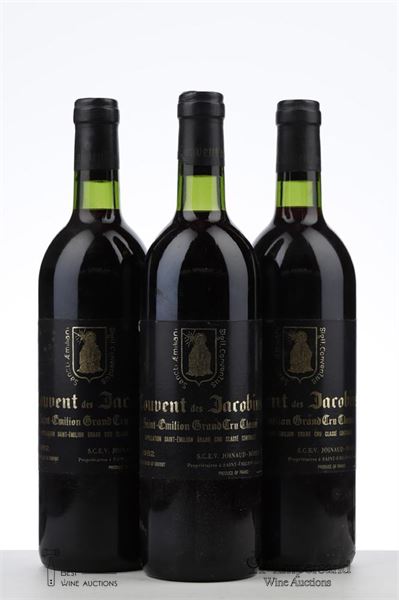 COUVENT DES JACOBINS 1982 - Mc - 3 Bottles