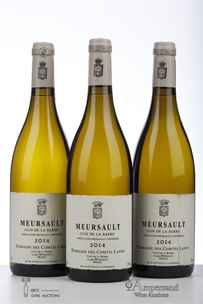 MEURSAULT CLOS DE LA BARRE 2014 - Comtes Lafon - 3 Bottles