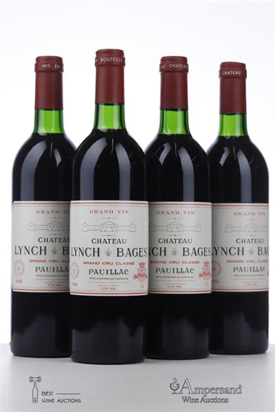 LYNCH BAGES 1990 - Mc - 4 Bottles