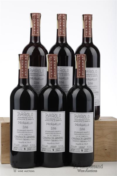 BAROLO PAIAGALLO 2016 - Canonica - 6 Bottles