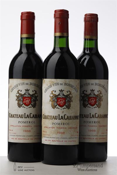 LA CABANNE 1988 - Mc - 3 Bottles