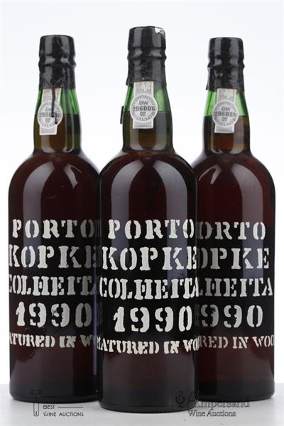 KOPKE COLHEITA PORT 1990 - Kopke - 3 Bottles