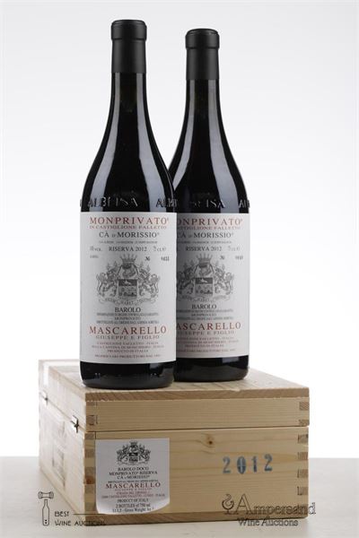 BAROLO MONPRIVATO RISERVA CA D'MORISSIO 2012 - Giuseppe Mascarello - 2 Bottles - Owc 2