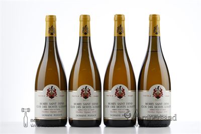 MOREY ST DENIS BLANC CLOS DE MONTS LUISANTS VIEILLES VIGNES 1995 - Ponsot - 8 Bottles