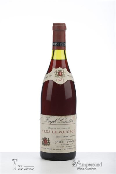 CLOS VOUGEOT 1985 - Joseph Drouhin - 1 Bottle