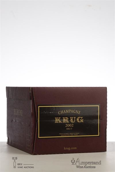 KRUG VINTAGE BRUT 2002 - Krug - 6 Bottles - Oc 6