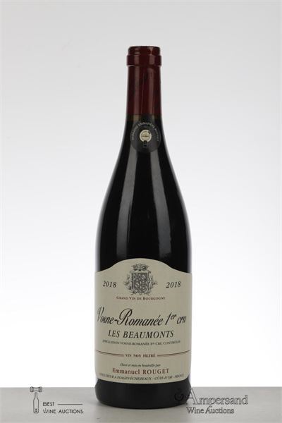 VOSNE ROMANEE LES BEAUMONTS 2018 - Emmanuel Rouget - 1 Bottle