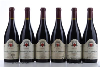CHARMES CHAMBERTIN 1990 - Geantet Pansiot - 6 Bottles