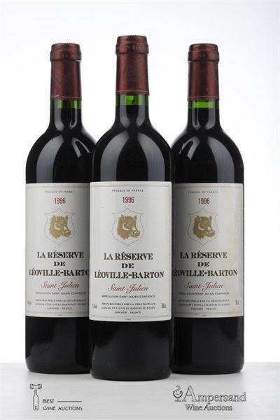 RESERVE DE LEOVILLE BARTON 1996 - Mc - 3 Bottles
