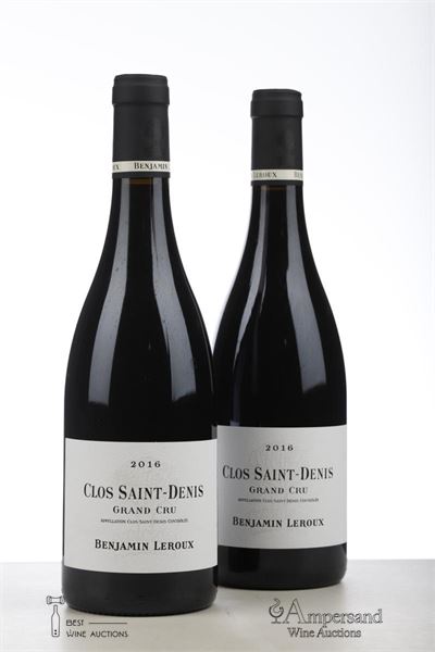 CLOS ST DENIS 2016 - Benjamin Leroux - 2 Bottles