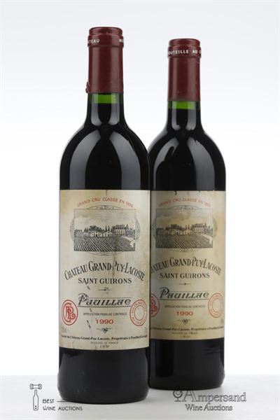 GRAND PUY LACOSTE 1990 - Mc - 2 Bottles