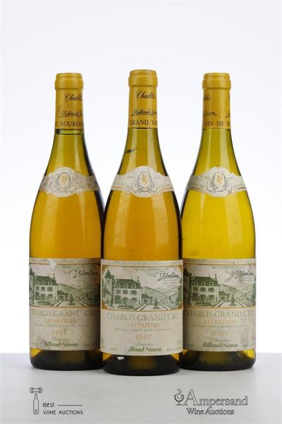 CHABLIS LES PREUSES 1997 - Billaud Simon - 3 Bottles