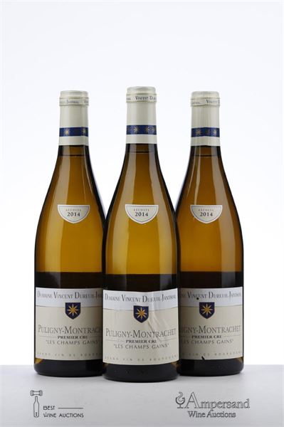 PULIGNY MONTRACHET LES CHAMPS GAINS 2014 - Dureuil Janthial - 3 Bottles