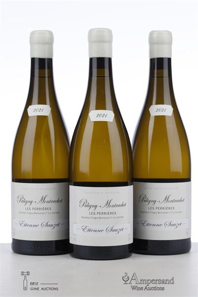 PULIGNY MONTRACHET LES PERRIERES 2021 - Etienne Sauzet - 3 Bottles