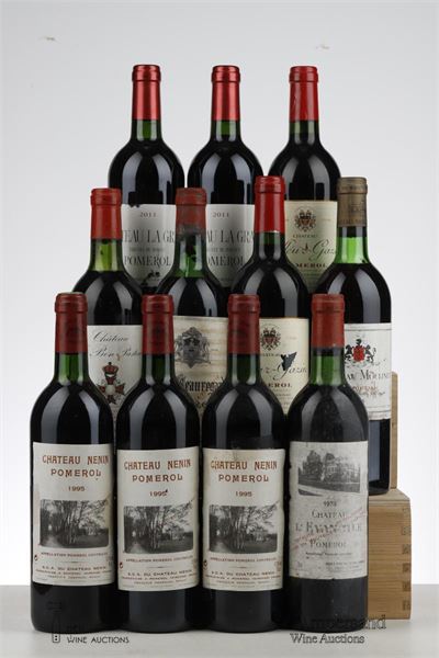 MIXED LOT POMEROL MIXED - Mc - 11 Bottles