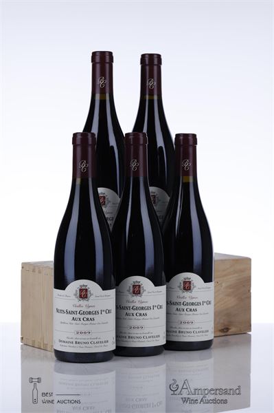 NUITS ST GEORGES AUX CRAS 2009 - Bruno Clavelier - 5 Bottles - Oc 12