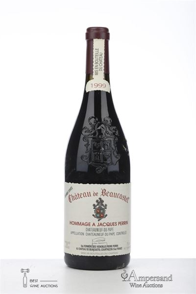 CHATEAUNEUF DU PAPE BEAUCASTEL HOMMAGE A JACQUES PERRIN 1999 - Beaucastel - 1 Bottle