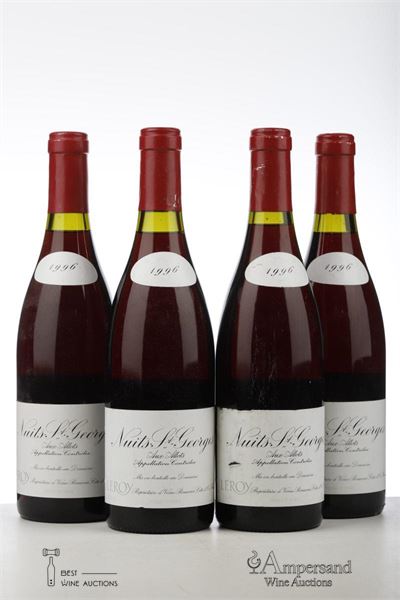 NUITS ST GEORGES AUX ALLOTS 1996 - Leroy - 4 Bottles