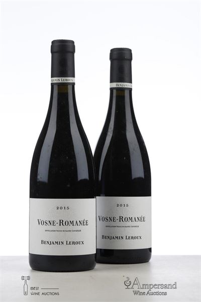 VOSNE ROMANEE 2015 - Benjamin Leroux - 2 Bottles