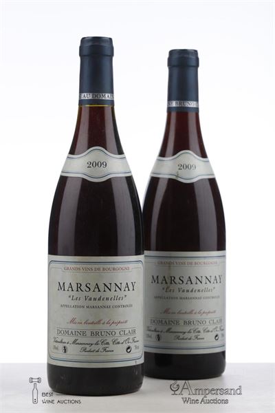 MARSANNAY LES VAUDENELLES 2009 - Bruno Clair - 2 Bottles