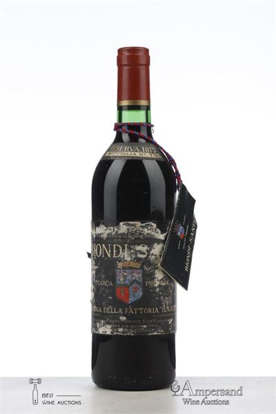 BRUNELLO DI MONTALCINO RISERVA IL GREPPO 1975 - Biondi Santi - Reconditioned in 2002 - 1 Bottle