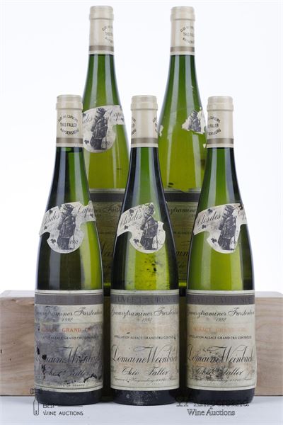 GEWURZTRAMINER FURSTENTUM CUVEE LAURENCE 1992 - Domaine Weinbach - 5 Bottles