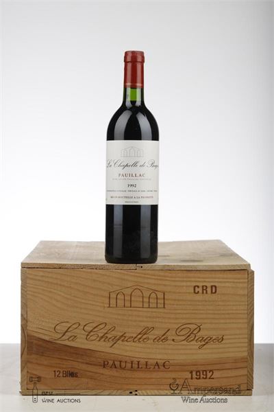 LA CHAPELLE DE BAGES 1992 - Mc - 12 Bottles - Owc 12
