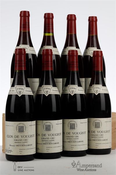 CLOS VOUGEOT 1996 - Drouhin Laroze - 8 Bottles