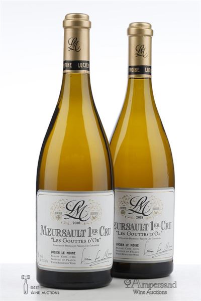 MEURSAULT LES GOUTTES D'OR 2018 - Lucien Le Moine - 2 Bottles