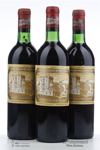DUCRU BEAUCAILLOU 1974 - Mc - 3 Bottles