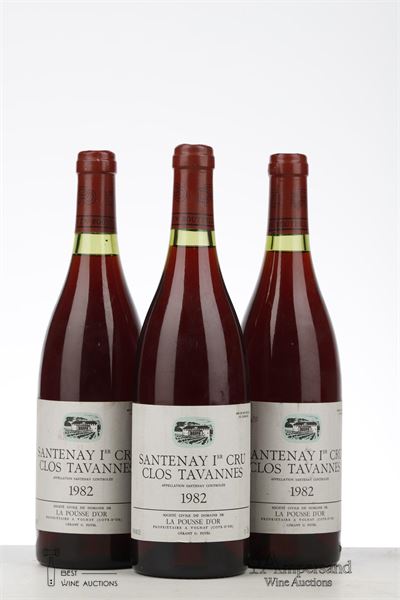 SANTENAY CLOS DE TAVANNES 1982 - La Pousse D'Or - 3 Bottles