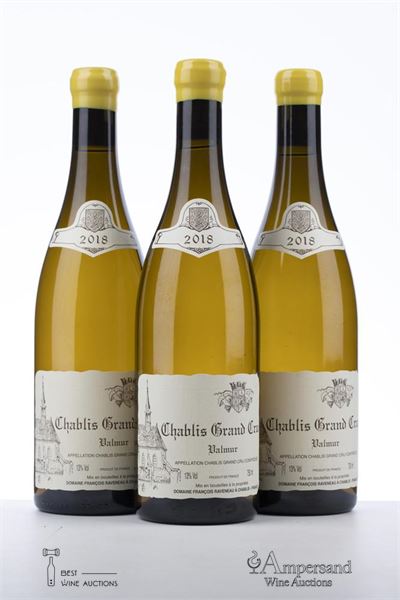 CHABLIS VALMUR 2018 - Francois Raveneau - 3 Bottles