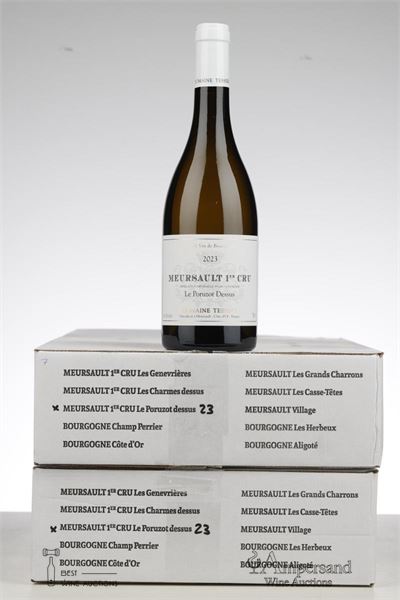 MEURSAULT LE PORUZOT DESSUS 2023 - Domaine Tessier - 12 Bottles - Oc 12
