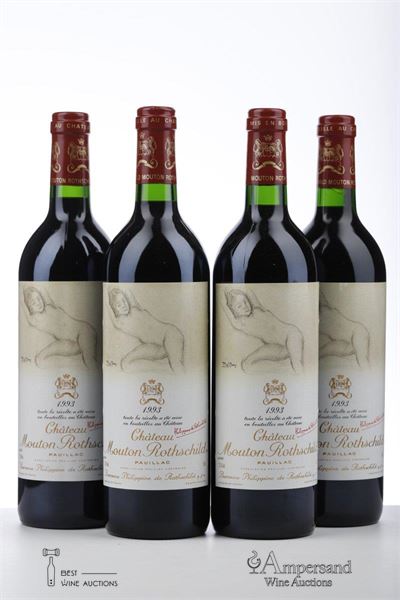 MOUTON ROTHSCHILD 1993 - Mc - 4 Bottles