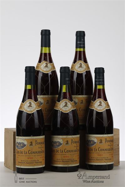 POMMARD CLOS DE LA COMMARAINE 1990 - Jaboulet Vercherre - 5 Bottles