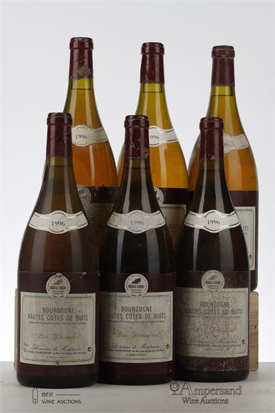 HAUTES COTES DE NUITS BLANC LES JIROMEES 1996 - Domaine de Montmain - 6 Magnums
