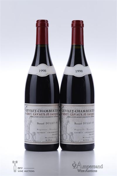 GEVREY CHAMBERTIN LAVAUX ST JACQUES 1998 - Bernard Dugat Py - 2 Bottles