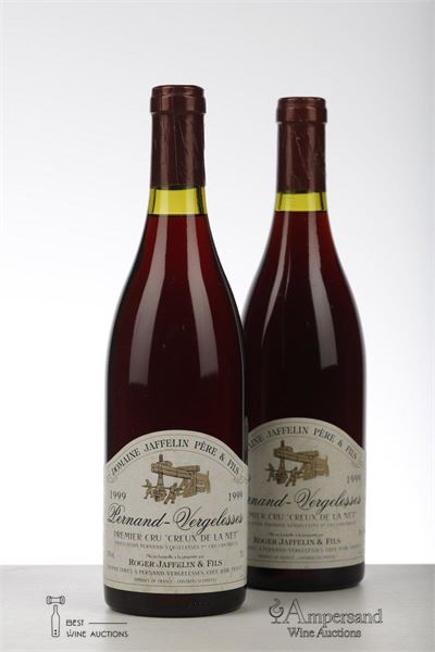PERNAND VERGELESSES CREUX DE LA NET 1999 - Roger Jaffelin  - 2 Bottles